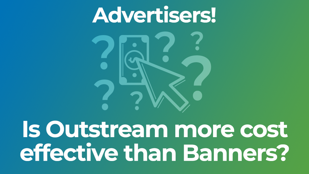 Advertiser Outstream CTRs