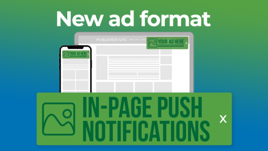 In-Page Push Notofications ad format