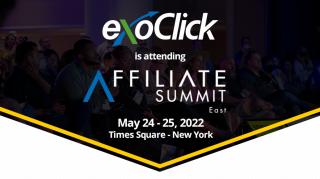 ExoClick is attending Affiliate Summit East, New York, 24-25 May.