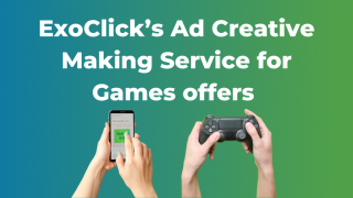 Ad creative making service for online games