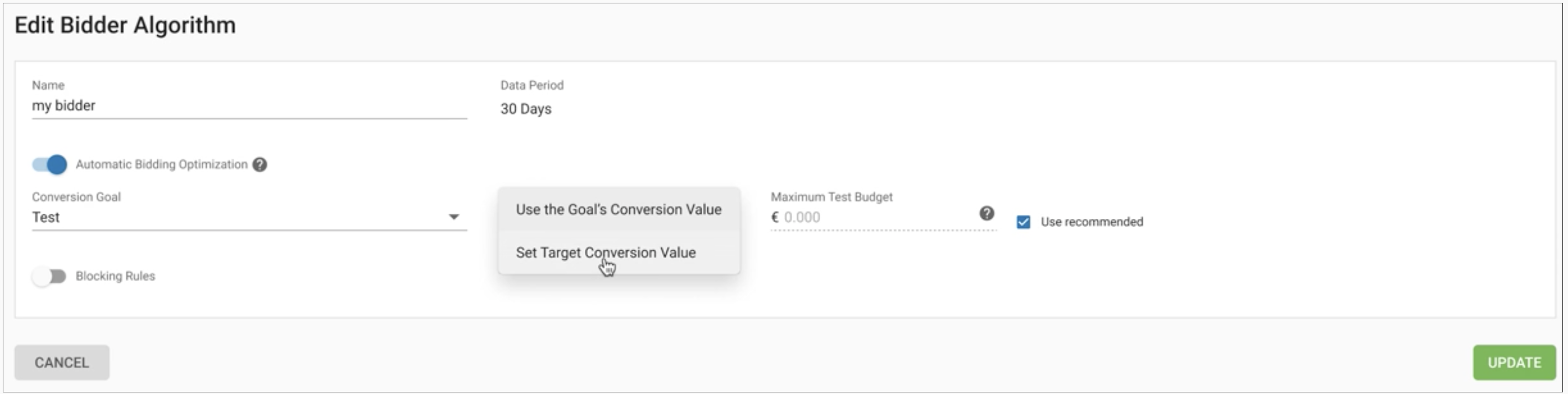 ExoClick's Guide to The Bidder