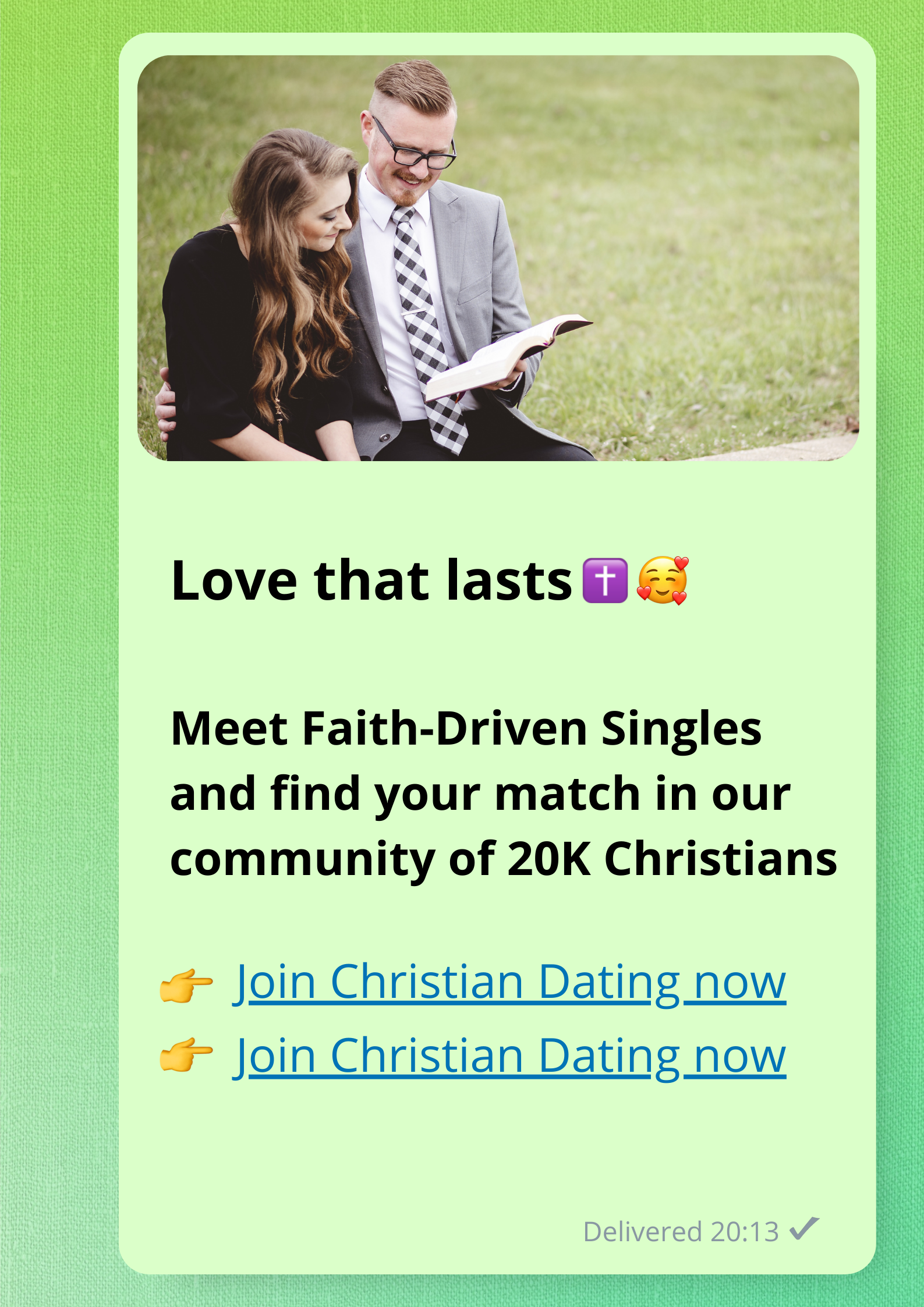 Christian dating traffic sources