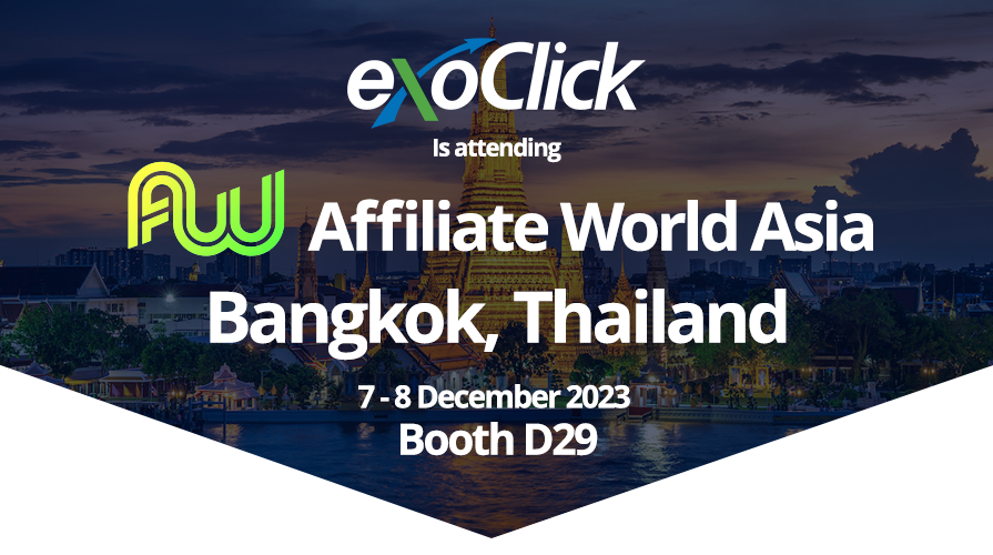 ExoClick is attending AWA Bangkok, Thailand