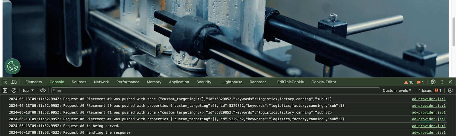 Inspect elements example