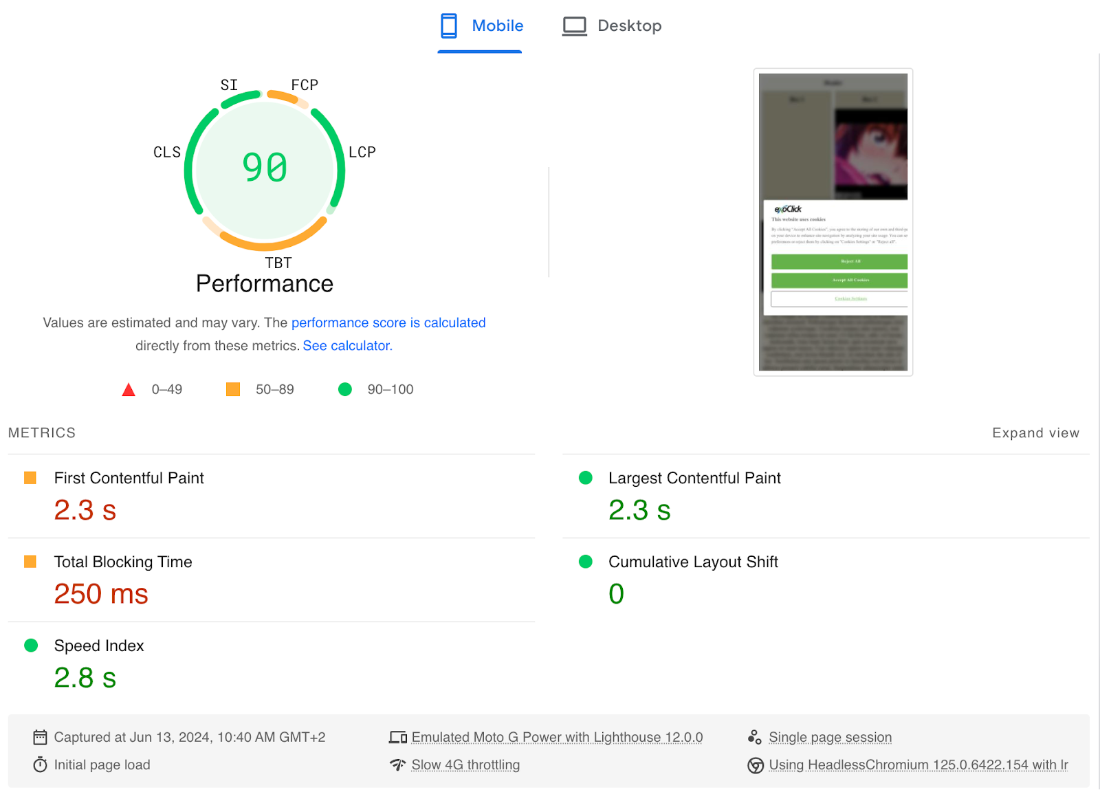 improve website speed Serve multiple zones with a single request ad zones loading with website content  