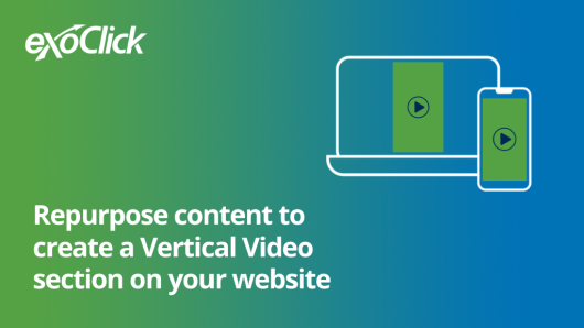 How to repurpose content to create a Vertical Video Reels section on your website